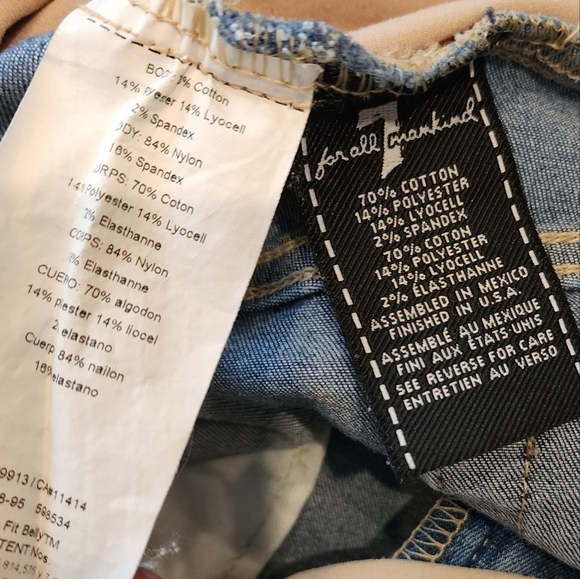 7 for all mankind maternity jeans.  Size 28 - Picture 8 of 12